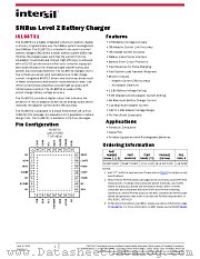 ISL88731 datasheet pdf Intersil