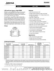 ISL9005 datasheet pdf Intersil