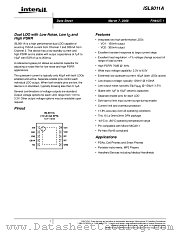 ISL9011A datasheet pdf Intersil