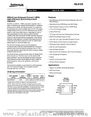 ISL9105 datasheet pdf Intersil