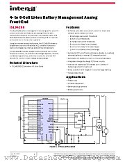 ISL94208 datasheet pdf Intersil