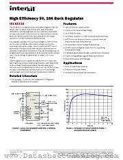 ISL95210 datasheet pdf Intersil