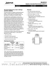 ISL95310 datasheet pdf Intersil