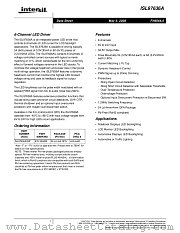 ISL97636A datasheet pdf Intersil