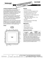 ISL97650B datasheet pdf Intersil