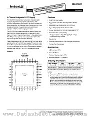 ISL97651 datasheet pdf Intersil