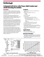 ISL97687 datasheet pdf Intersil
