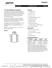 ISL98012 datasheet pdf Intersil
