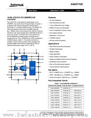 KAD2710C-17 datasheet pdf Intersil