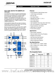 KAD5612P-17 datasheet pdf Intersil