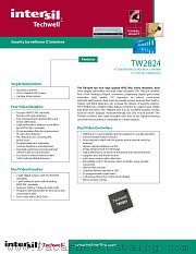 TW2824 datasheet pdf Intersil