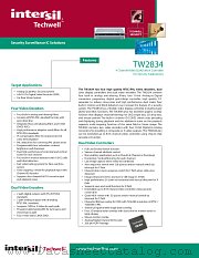 TW2834 datasheet pdf Intersil