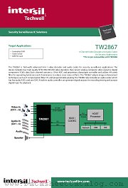 TW2867 datasheet pdf Intersil