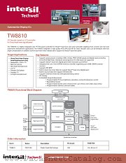 TW8810D datasheet pdf Intersil