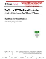 TW8811C datasheet pdf Intersil