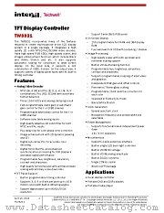 TW8831 datasheet pdf Intersil