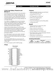 X3102 datasheet pdf Intersil