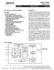 X4645 datasheet pdf Intersil