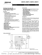 X80070 datasheet pdf Intersil