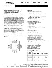 X80130 datasheet pdf Intersil