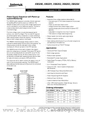 X80204 datasheet pdf Intersil