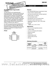 X90100 datasheet pdf Intersil