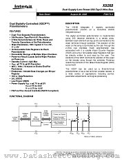X9268 datasheet pdf Intersil