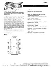 X9455 datasheet pdf Intersil