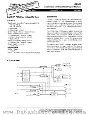X9523 datasheet pdf Intersil