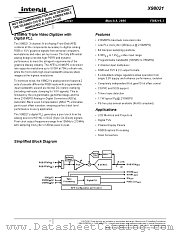 X98021 datasheet pdf Intersil