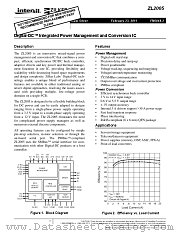 ZL2005 datasheet pdf Intersil