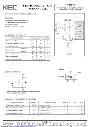 2N7002A datasheet pdf Korea Electronics (KEC)