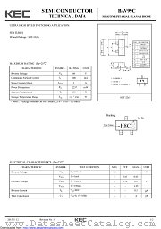 BAV99C datasheet pdf Korea Electronics (KEC)