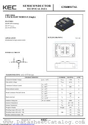 GM400S17AL datasheet pdf Korea Electronics (KEC)