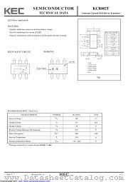 KCR402T datasheet pdf Korea Electronics (KEC)