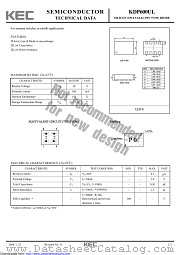 KDP600UL datasheet pdf Korea Electronics (KEC)