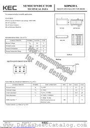 KDP621UL datasheet pdf Korea Electronics (KEC)