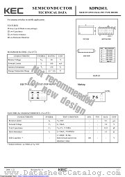 KDP626UL datasheet pdf Korea Electronics (KEC)