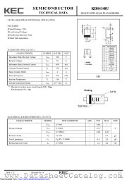 KDS4148U datasheet pdf Korea Electronics (KEC)