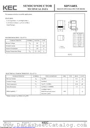 KDV144EL datasheet pdf Korea Electronics (KEC)