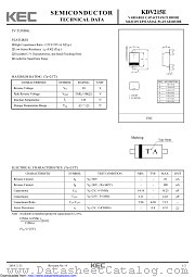 KDV215E datasheet pdf Korea Electronics (KEC)