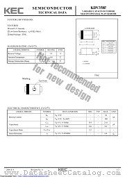 KDV358F datasheet pdf Korea Electronics (KEC)