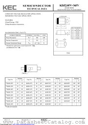 KDZ3.9FV datasheet pdf Korea Electronics (KEC)