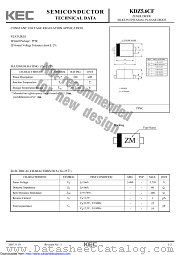 KDZ5.6CF datasheet pdf Korea Electronics (KEC)