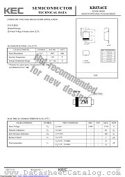 KDZ5.6CE datasheet pdf Korea Electronics (KEC)