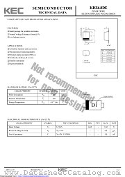 KDZ6.8DE datasheet pdf Korea Electronics (KEC)