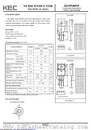 KF10N60P datasheet pdf Korea Electronics (KEC)