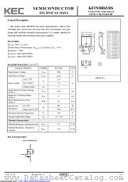 KF3N50DS datasheet pdf Korea Electronics (KEC)