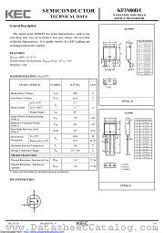 KF3N80I datasheet pdf Korea Electronics (KEC)