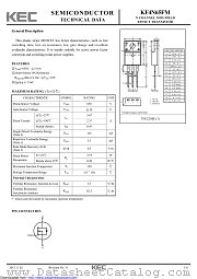 KF4N65FM datasheet pdf Korea Electronics (KEC)